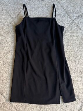 H&M Spaghetti Strap Black Mini Dress Size S